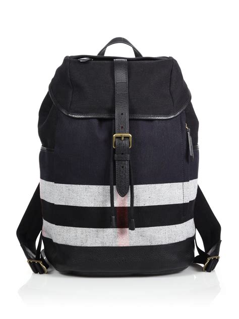 burberry backpack man|burberry small canvas check backpack.